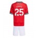 Manchester United Manuel Ugarte #25 Hjemmedraktsett Barn 2025-26 Korte ermer (+ Korte bukser)